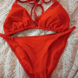 Shade & Shore Bold Orange Swimwear
